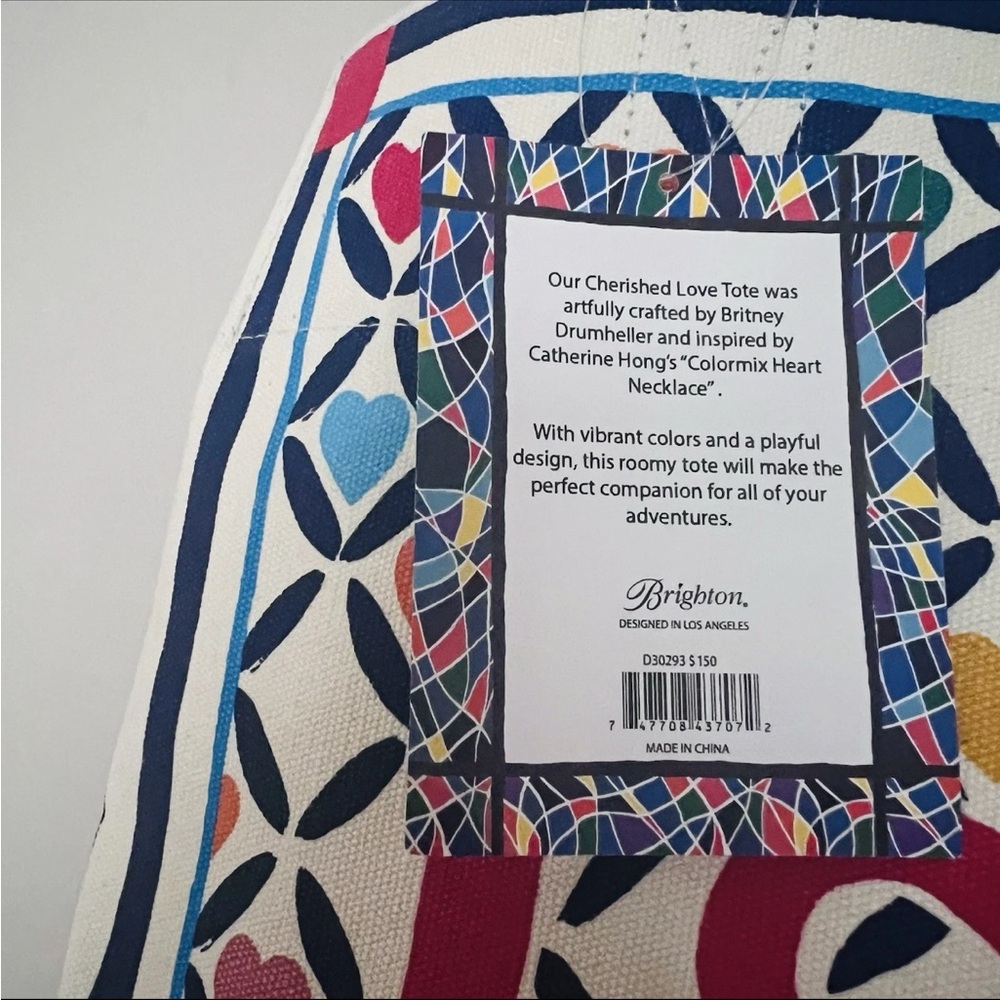 Brighton Cherished Love tote. NWT. - Picture 3 of 10